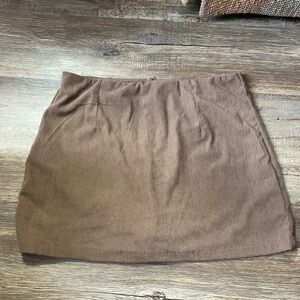 Halara never worn corduroy skort brown/tan